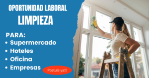 CONVOCATORIA DE PERSONAL DE LIMPIEZA