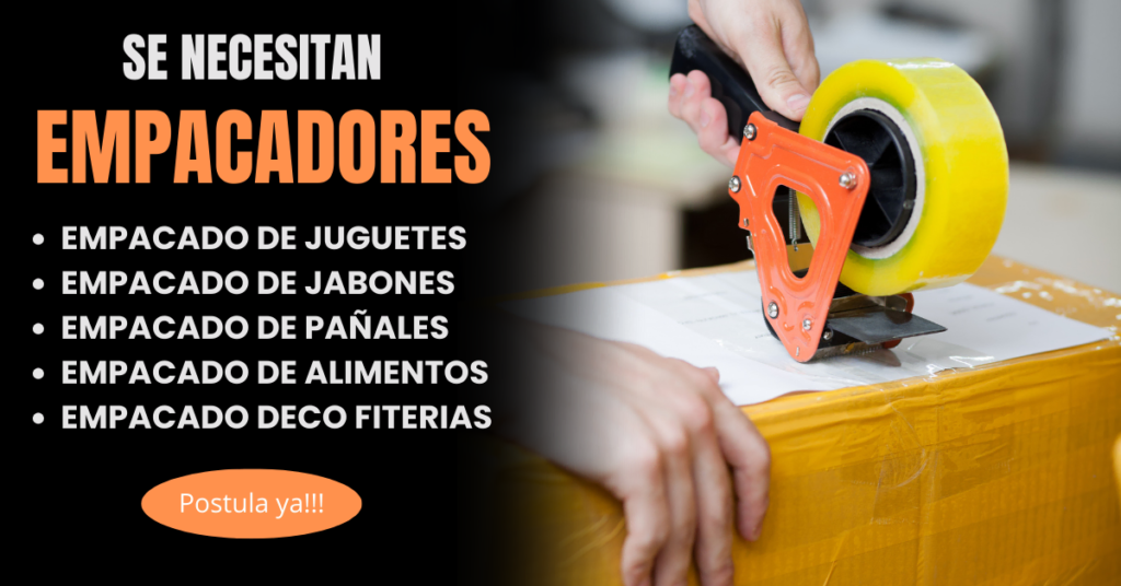 CONVOCATORIA PARA EMPACADORES