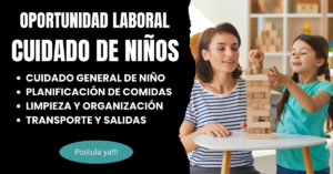 CONVOCATORIA PERSONAL DE NIÑERAS